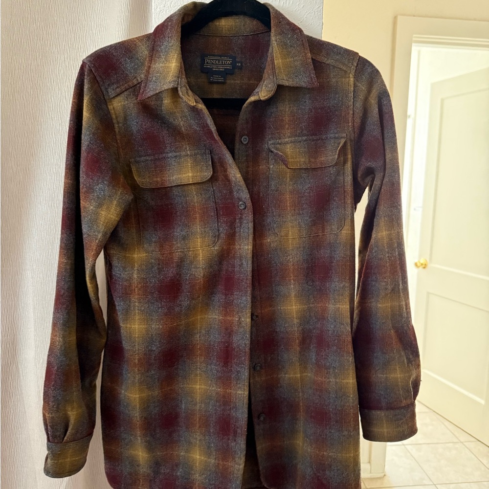 Pendleton Multicolor Plaid Shirt - image 1